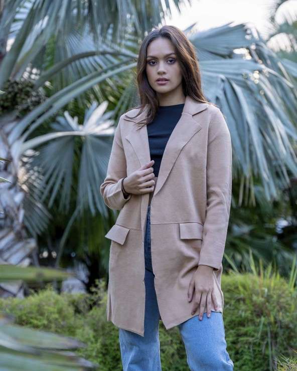 LONG GILET COLORAMA